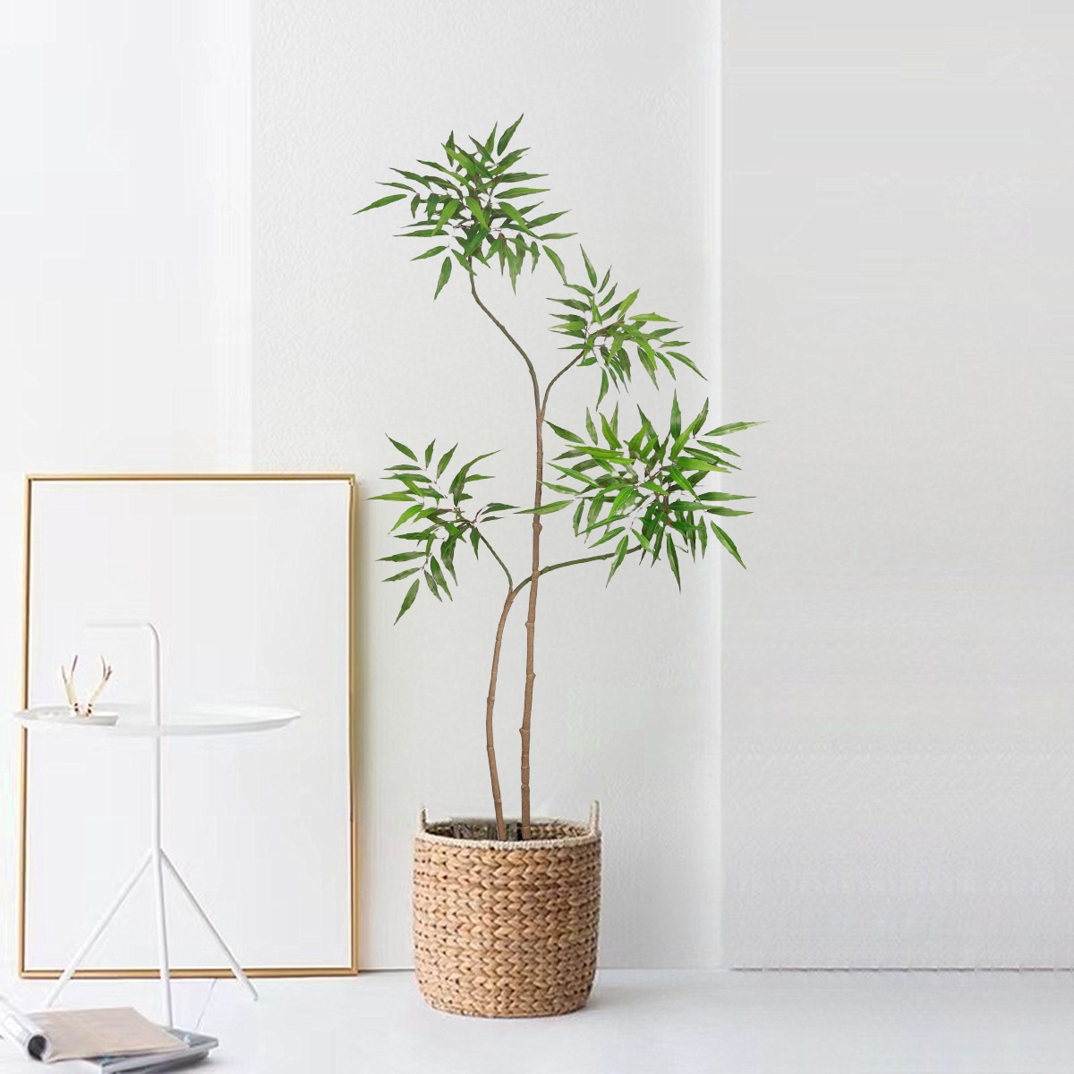 Fiddle Leaf Fig - Tanaman palsu plastik dekorasi rumah, pohon