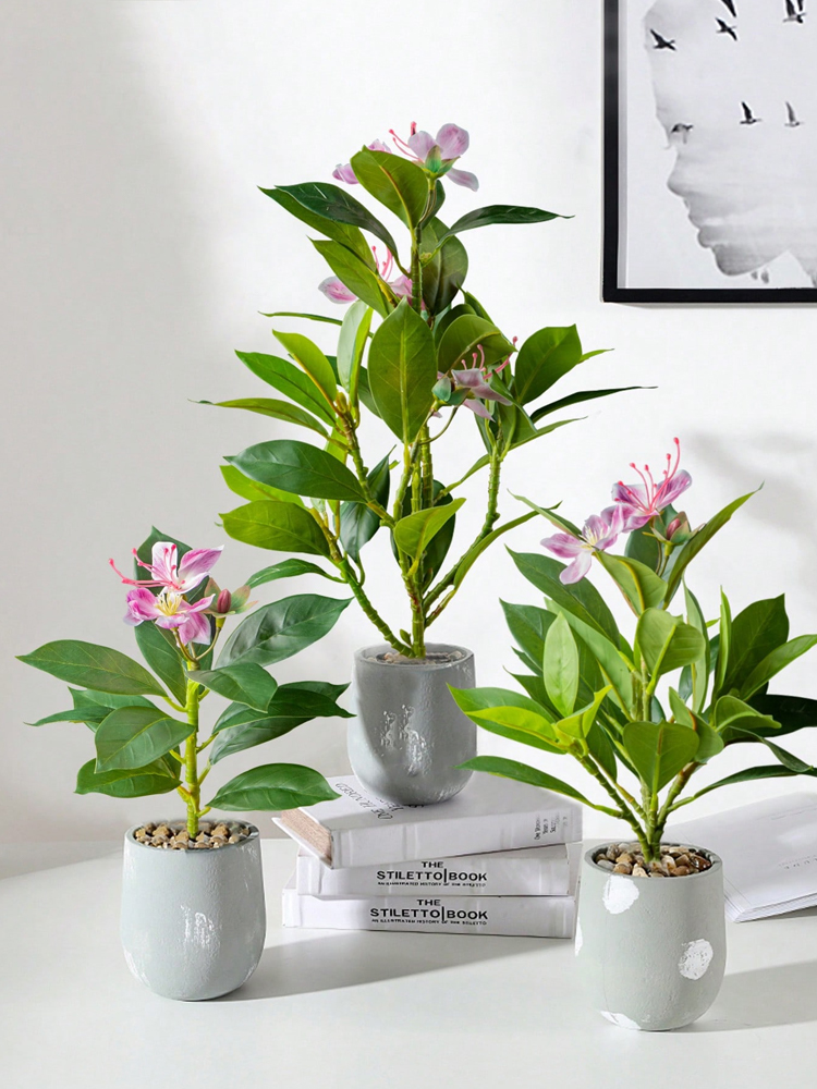 Rubber Plant Ficus - Tanaman azalea buatan 21-40cm pohon karet