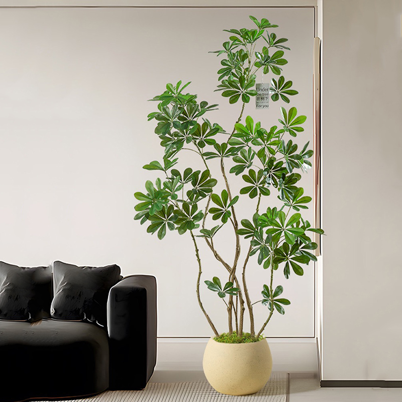 Rubber Plant Ficus - 31-74in pohon Ficus buatan besar tanaman