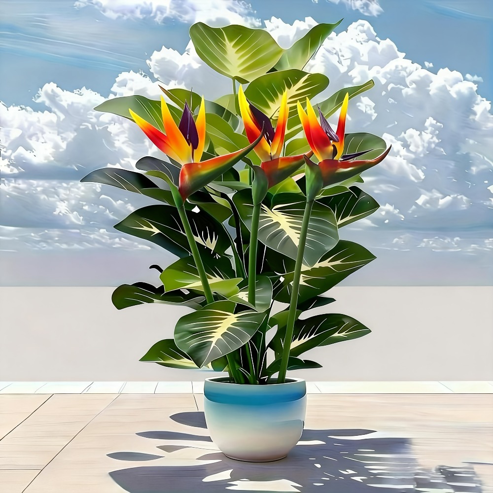 Fiddle Leaf Fig - Tanaman Burung Cendrawasih dan Pothos Buatan