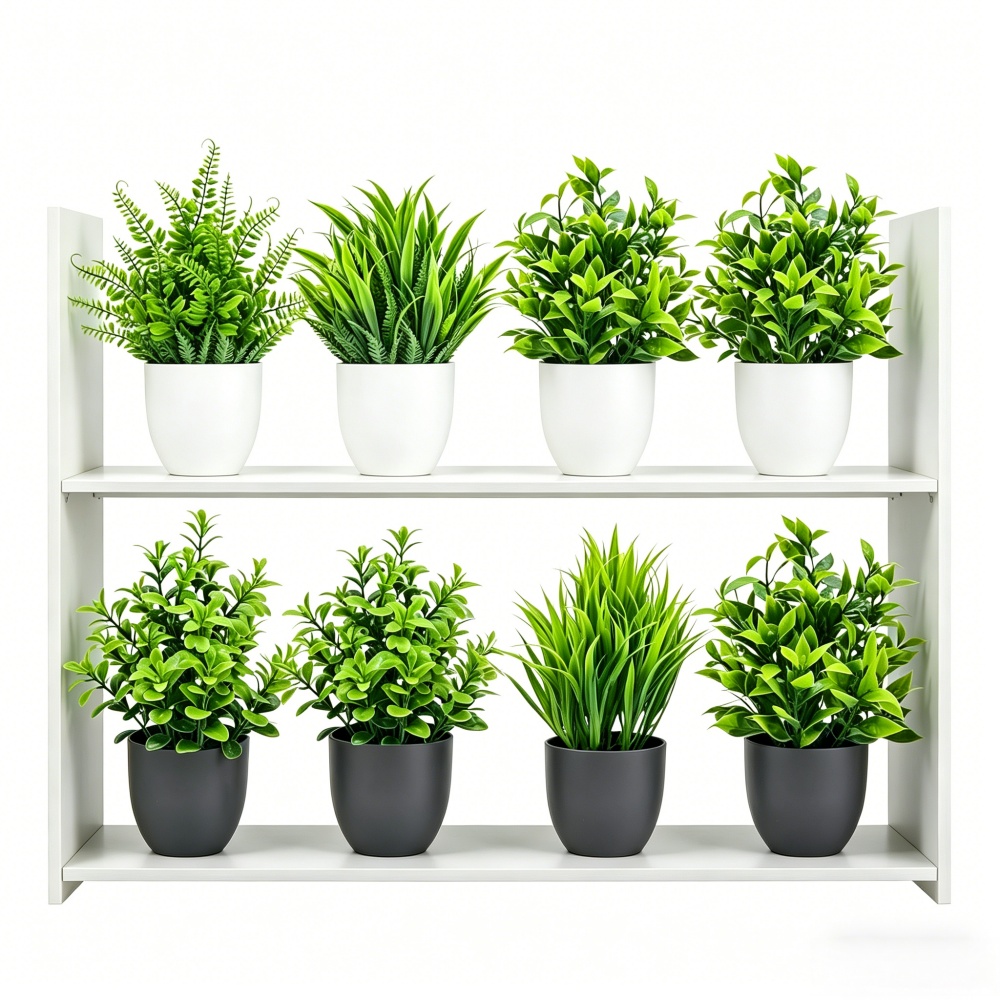 Fiddle Leaf Fig - 4 Buah/Set Tanaman Buatan Mini Pot