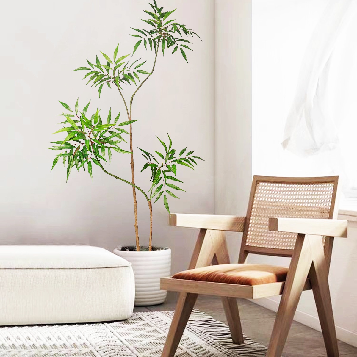 Tanaman palsu plastik dekorasi - Fiddle Leaf Fig ulasan dan harga