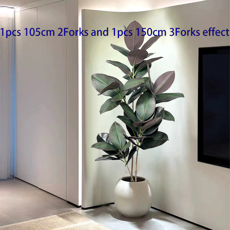 Pohon Ficus Buatan 70-150cm Ta - Rubber Plant Ficus ulasan dan harga