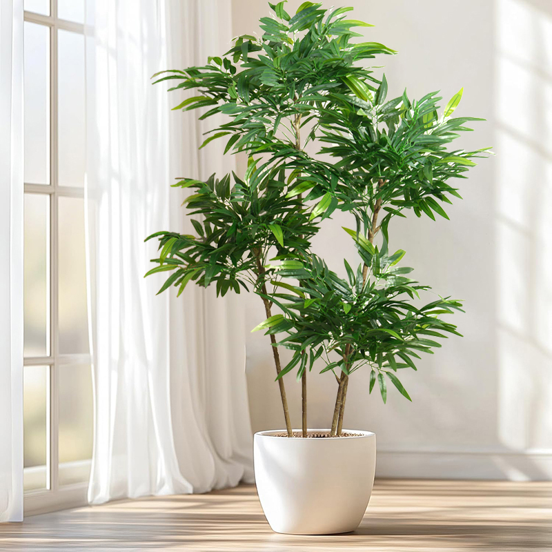 Pohon Daun Bambu Buatan Besar  - Fiddle Leaf Fig ulasan dan harga