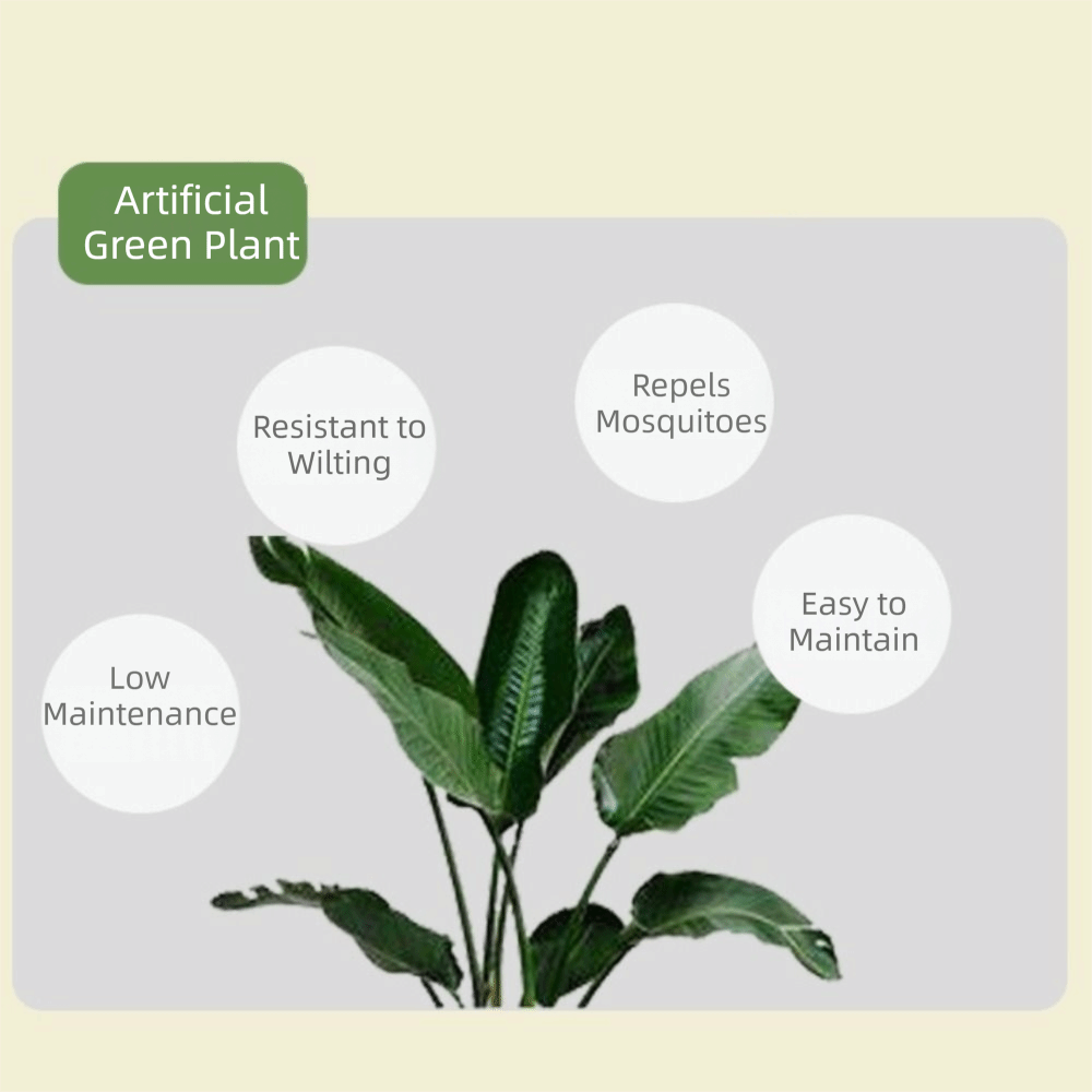Pohon Ficus Plastik Hijau Ukur - Fiddle Leaf Fig ulasan dan harga