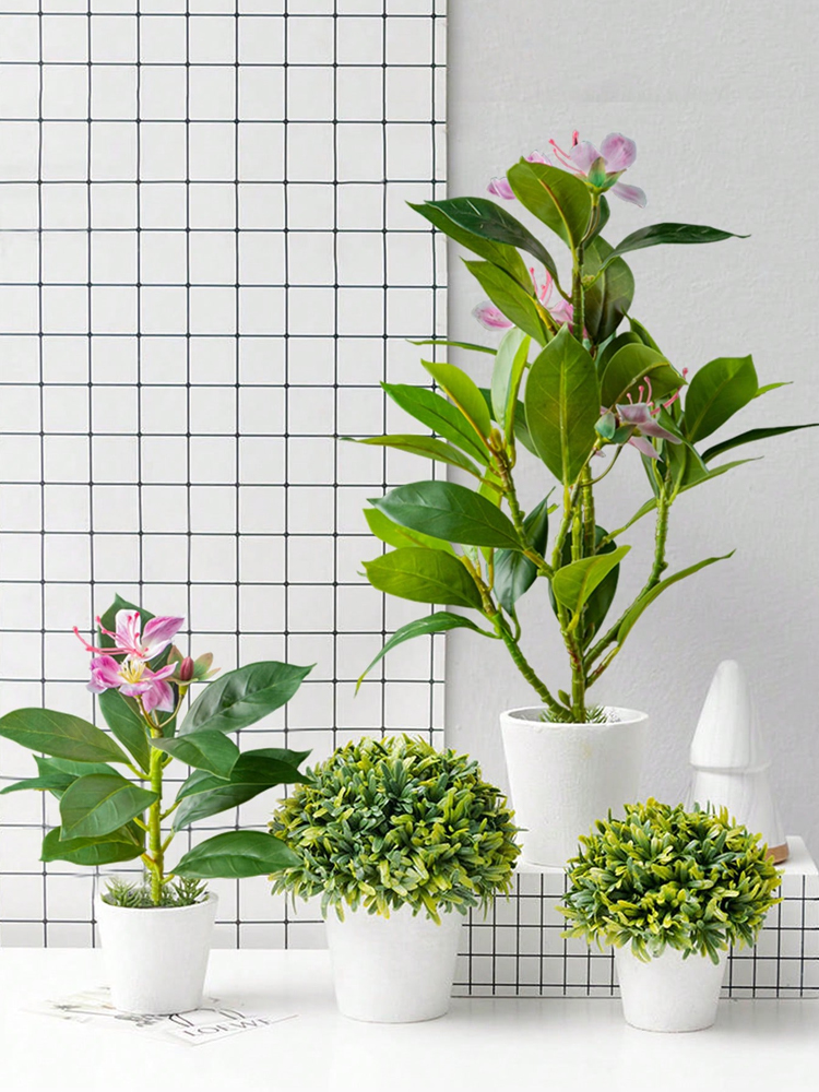 Tanaman azalea buatan 21-40cm  - Rubber Plant Ficus ulasan dan harga