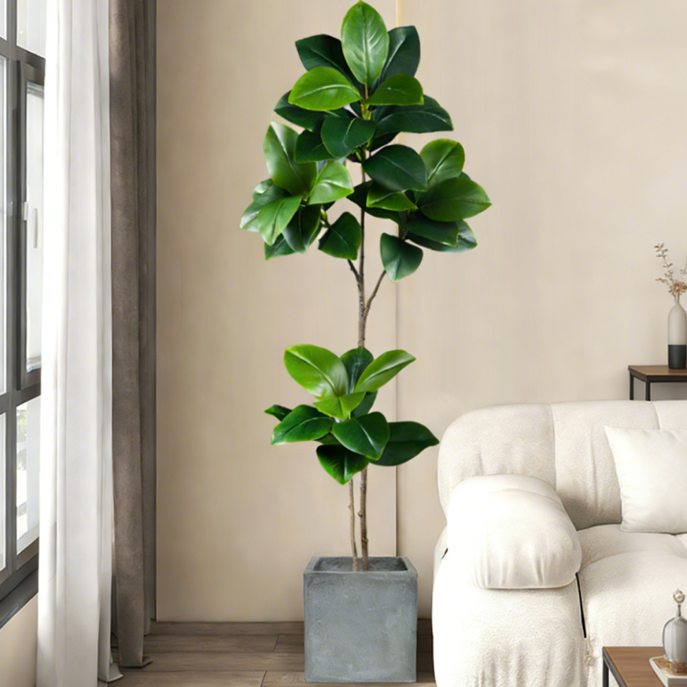 Pohon Karet Buatan 74-140cm, T - Rubber Plant Ficus ulasan dan harga
