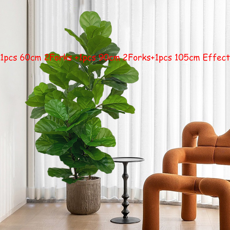 23-41 pohon Ficus buatan tanam - Fiddle Leaf Fig ulasan dan harga