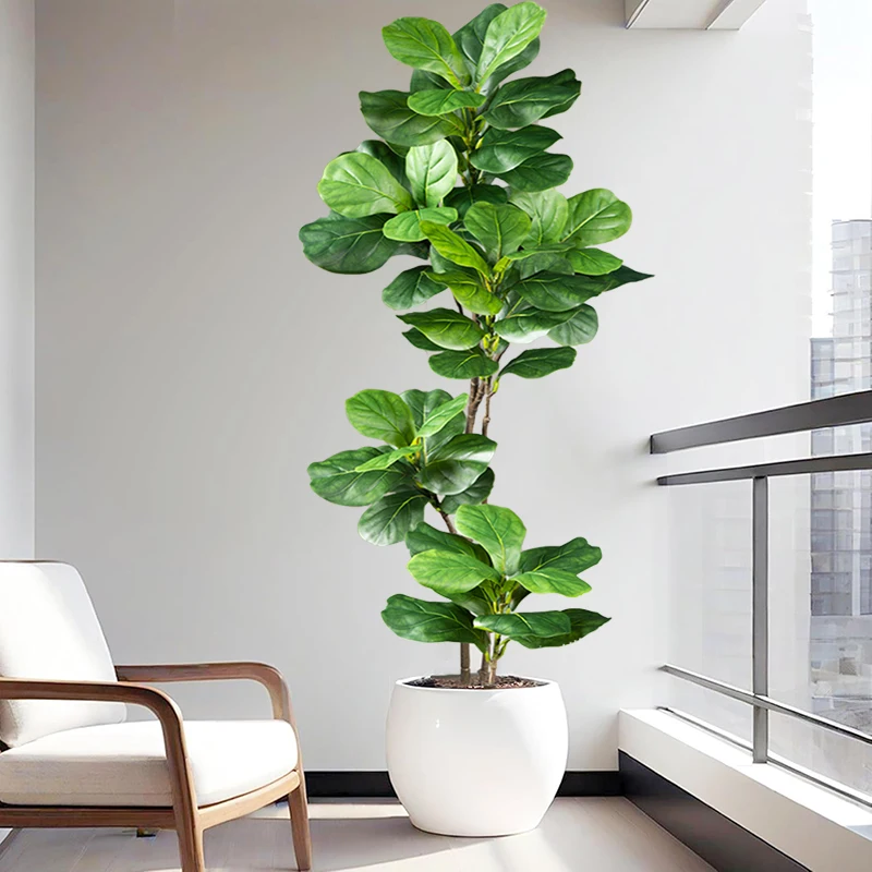 Pohon Ficus Buatan Besar 2-4.9 - Rubber Plant Ficus ulasan dan harga