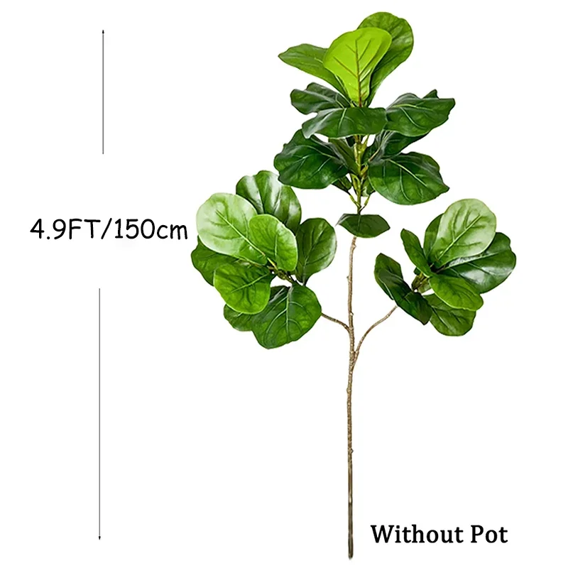 Pohon Ficus Buatan Besar 2-4.9 - Rubber Plant Ficus ulasan dan harga
