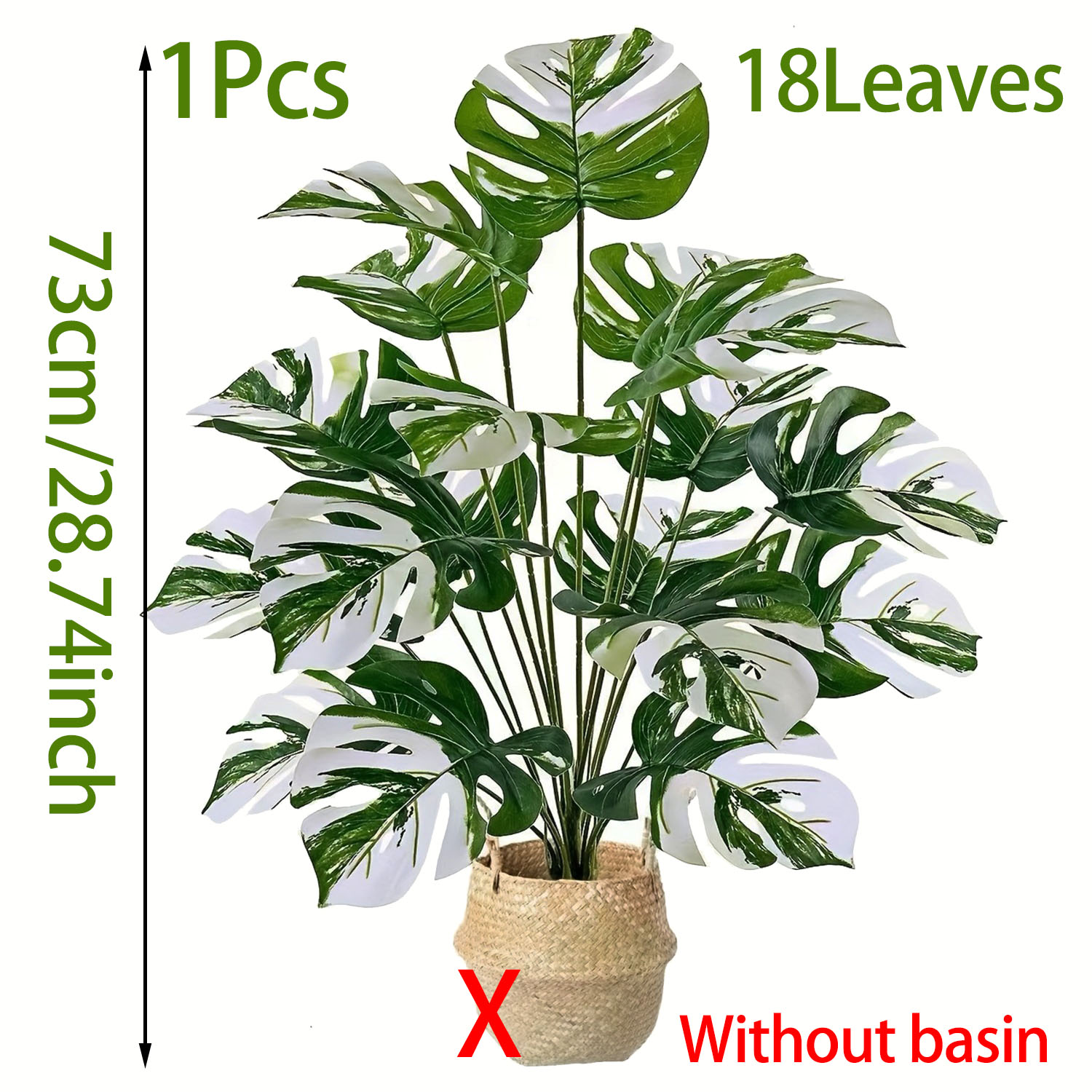 Tanaman Monstera Buatan Realis - Fiddle Leaf Fig ulasan dan harga