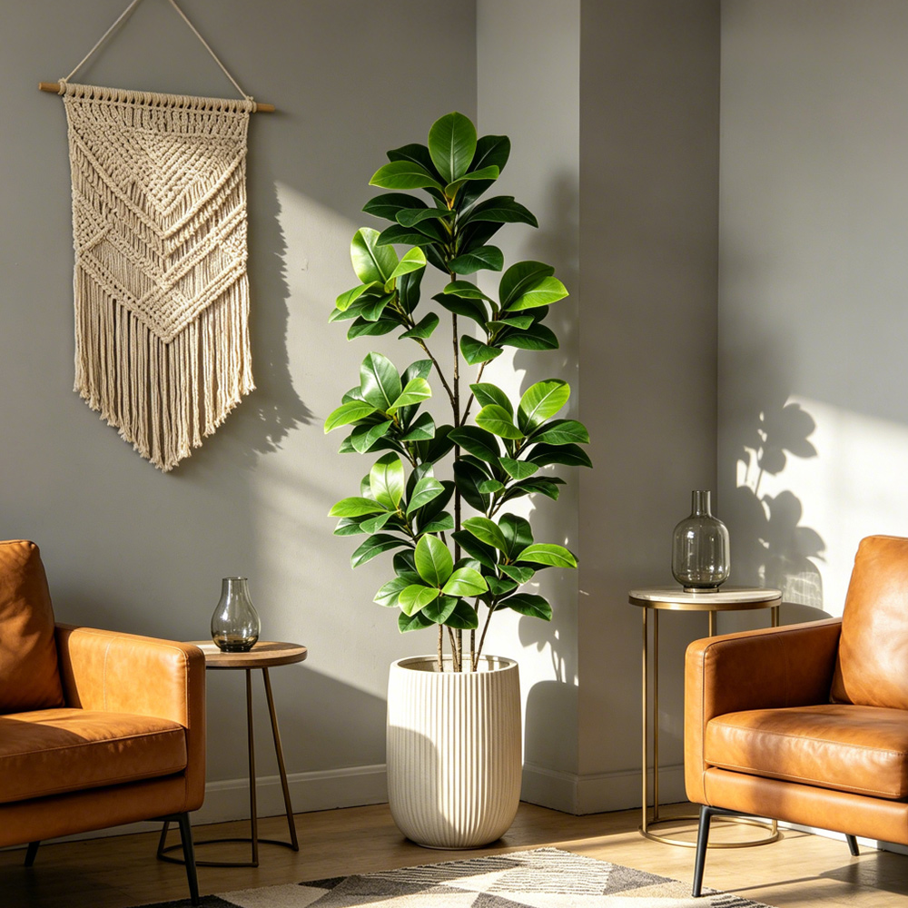 Pohon Beringin Buatan Besar 74 - Rubber Plant Ficus ulasan dan harga
