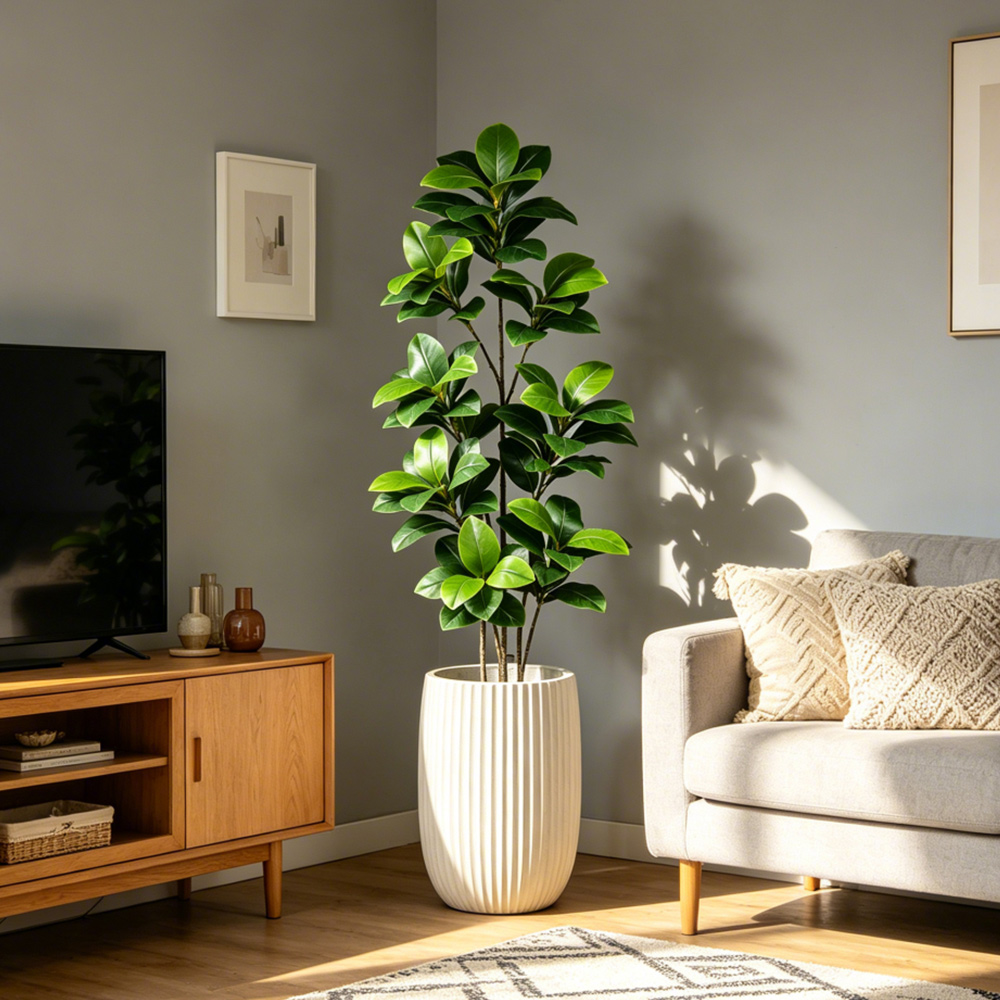 Pohon Beringin Buatan Besar 74 - Rubber Plant Ficus ulasan dan harga