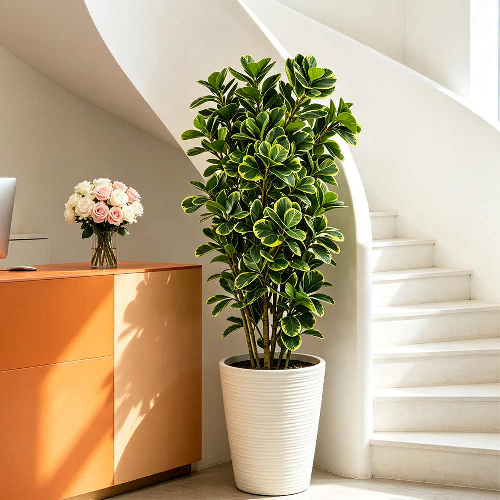 Pohon Ficus Buatan 76cm/115cm, - Rubber Plant Ficus ulasan dan harga